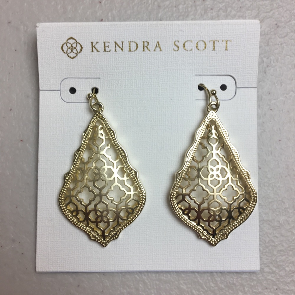 Kendra Scott Addie Earrings in Gold Filigree